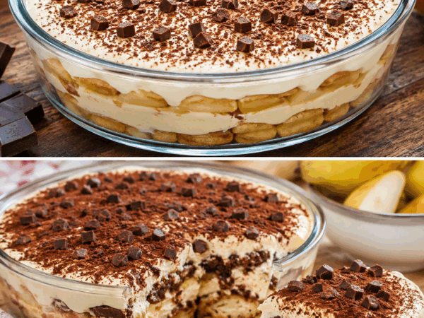 Birnen-Schoko-Tiramisu ohne Backen – cremig, fruchtig und unwiderstehlich schokoladig