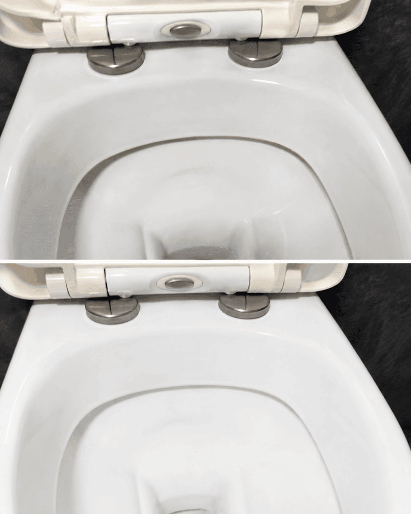 Toilettenboden reinigen: So verschwinden hartnäckige braune Ablagerungen und Kalkränder