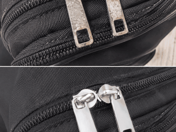 Der einfache Trick, mit dem Metallreißverschlüsse an Taschen und Rucksäcken wieder glänzen