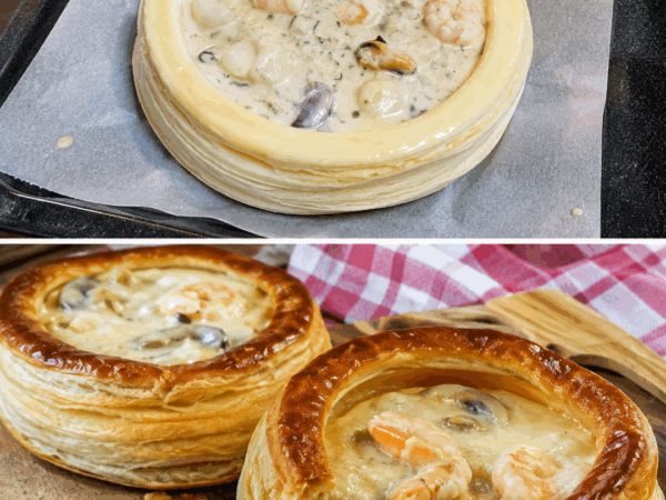 Knusprige Meeresfrüchte-Vol-au-vents – cremig gefüllt und unwiderstehlich blättrig