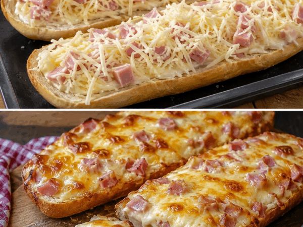 Knusprige Schinken-Käse-Baguettes – in 20 Minuten heiß, cremig und goldbraun
