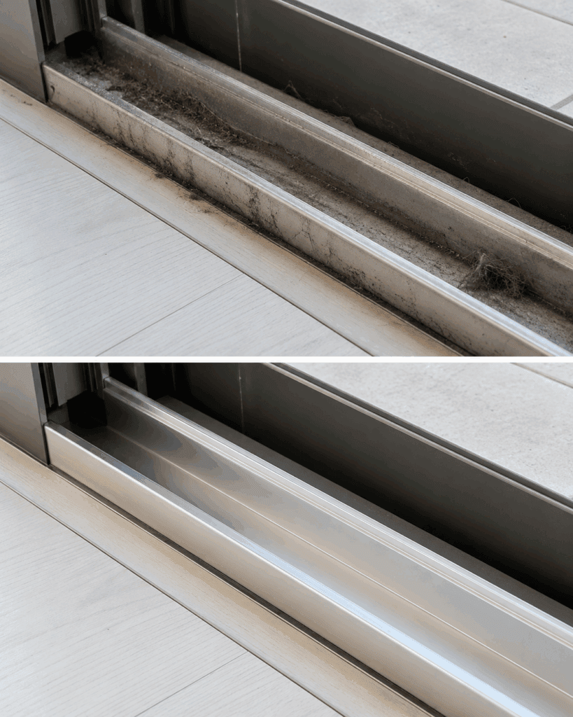 Dieser einfache Trick macht schmutzige Fenster- und Türschienen wieder sauber – ohne stundenlanges Schrubben