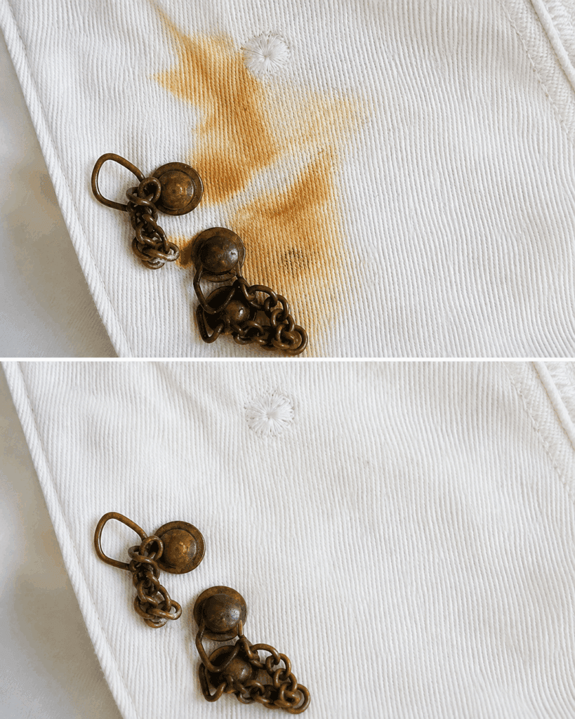 Rostflecken aus Kleidung lösen: Zitronensäure richtig dosieren