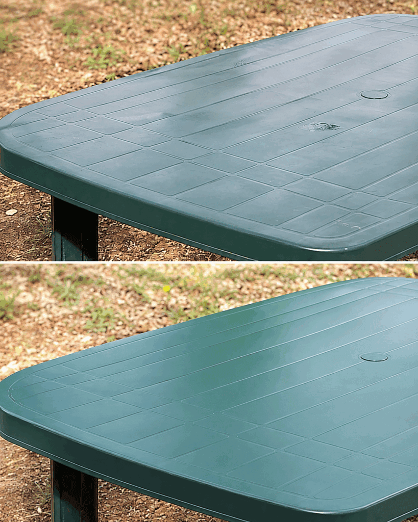 So reinigen Sie einen Kunststoff-Gartentisch gründlich – ohne die Oberfläche zu beschädigen