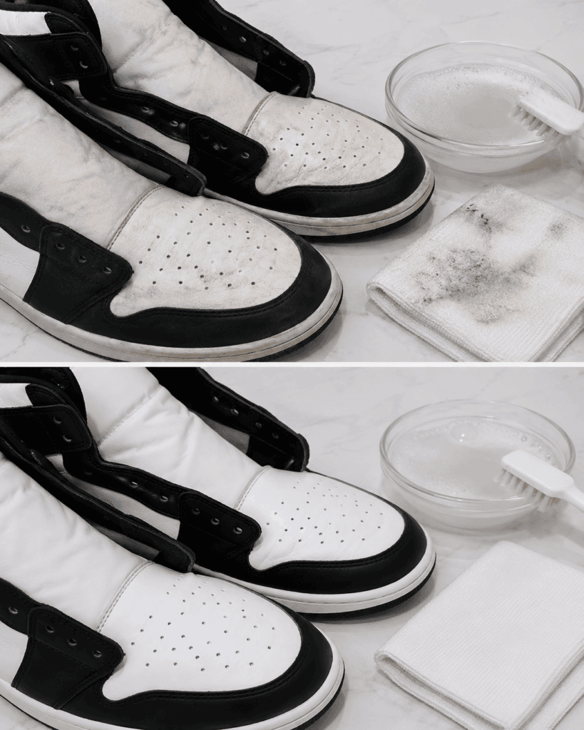 Weiße Sneaker wieder strahlend sauber: Mit dieser sanften Methode verschwinden Schmutz und Grauschleier