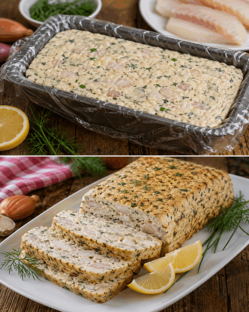 Kalte Fischterrine mit Zitrone und Dill – cremig, saftig und perfekt zum Vorbereiten