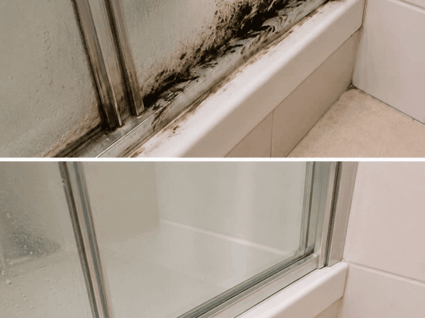 Schimmel in der Dusche entfernen: So werden Fugen und Duschschienen wieder sauber