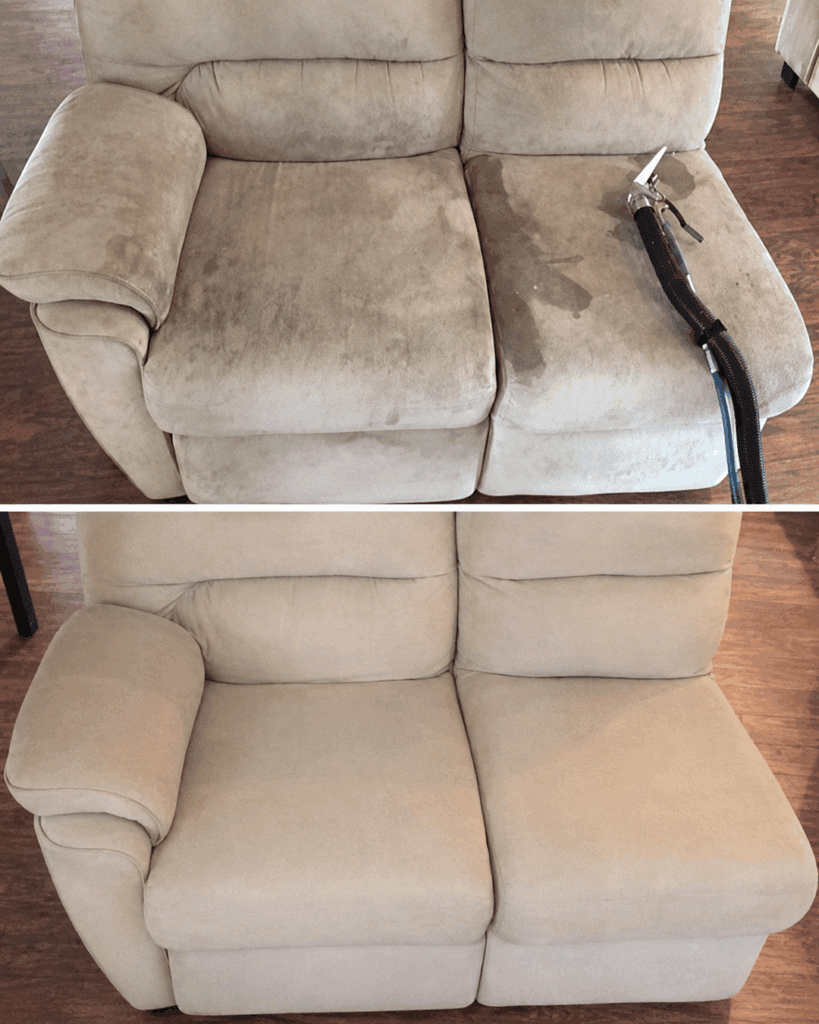 Polster wieder wie neu: So wird ein stark verschmutztes Sofa gründlich sauber