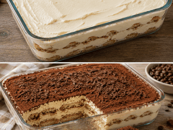 Gefrorenes Tiramisu ohne Ei – cremiges Kaffee-Dessert für heiße Tage