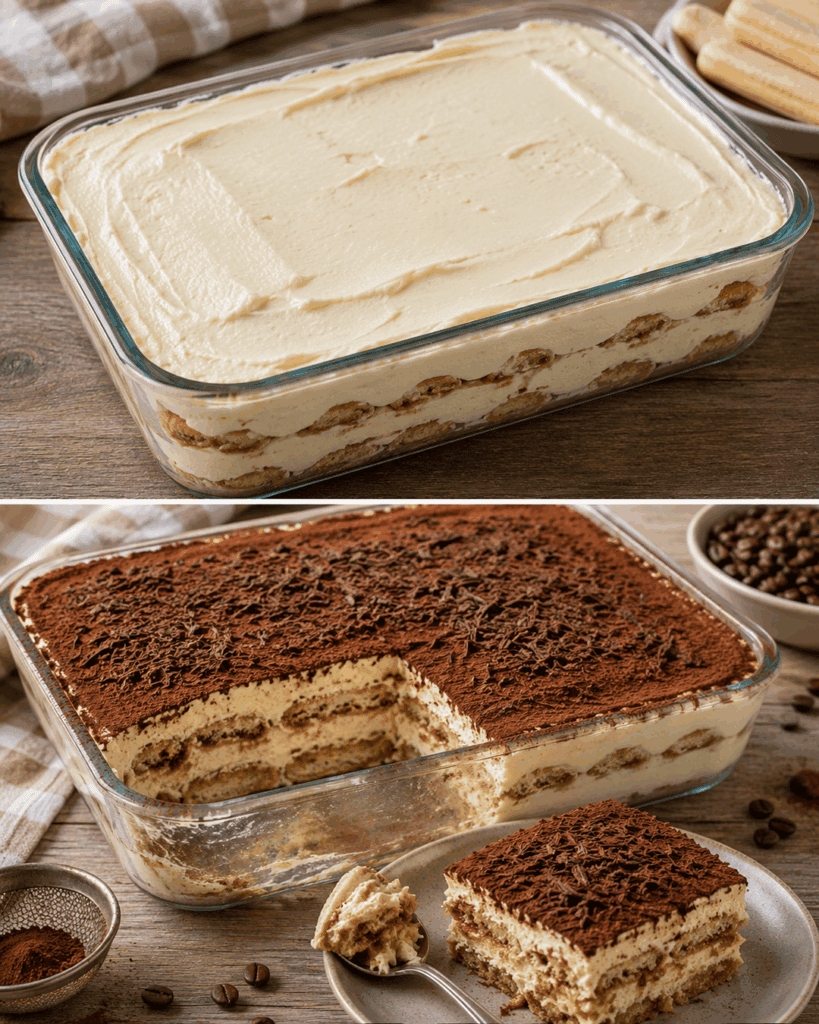 Gefrorenes Tiramisu ohne Ei – cremiges Kaffee-Dessert für heiße Tage