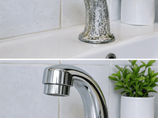Kalk am Wasserhahn lösen: Armatur und Perlator Schritt für Schritt