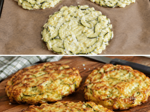 Knusprige Zucchini-Käse-Taler – außen goldbraun, innen saftig