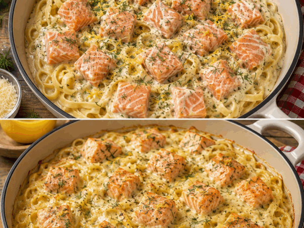 Cremige Lachs-Tagliatelle mit Zitronen-Sahne-Sauce – in 30 Minuten auf dem Tisch