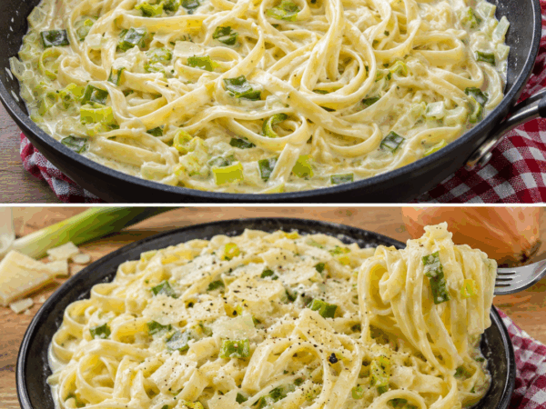 Cremige Lauch-Tagliatelle in 35 Minuten – dieses einfache Familienrezept macht alle glücklich