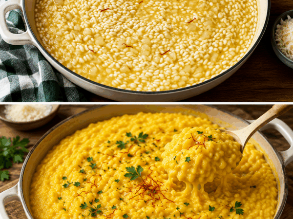 Cremiges Risotto alla Milanese – Safran-Risotto wie im italienischen Restaurant