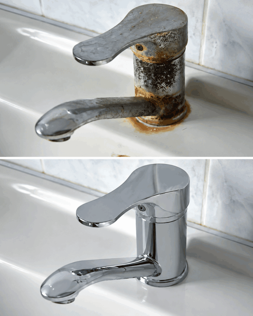 Verkalkten Wasserhahn mit Zitronensäure entkalken – inklusive Strahlregler