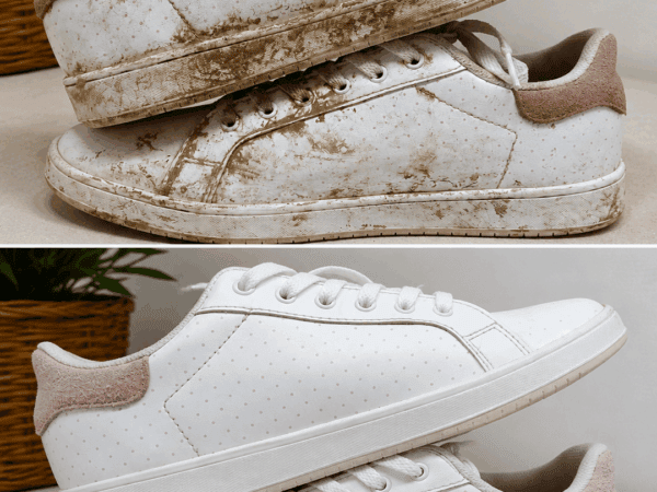 Weiße Sneaker voller Schmutz? So werden sie schonend wieder sauber