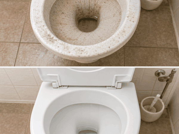 So wird eine stark verschmutzte Toilette wieder sauber – ohne aggressive Experimente