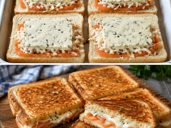 Knuspriger Lachs-Boursin-Croque – in 20 Minuten goldbraun und herrlich cremig