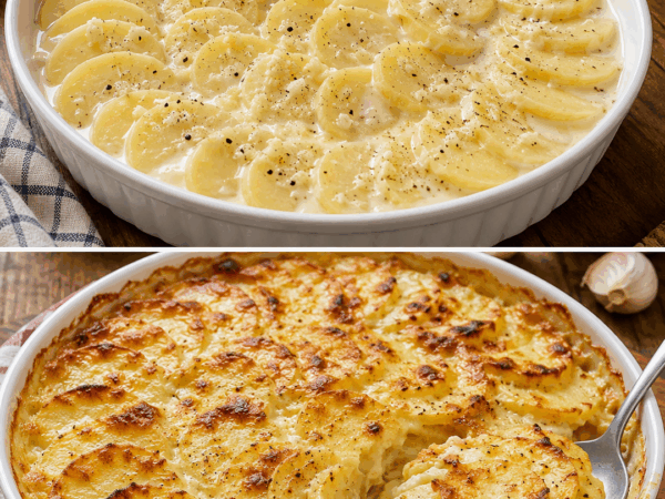 Kartoffelgratin wie aus dem Ofen – unglaublich cremig innen und goldbraun überbacken