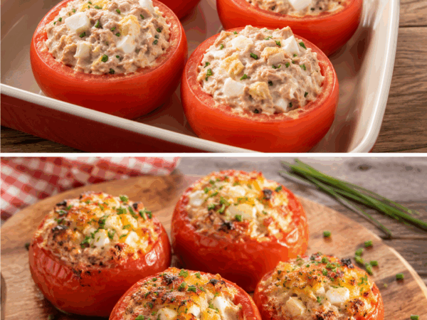 Diese gefüllten Thunfisch-Tomaten sind in 35 Minuten fertig – so cremig und saftig, dass kaum etwas übrig bleibt