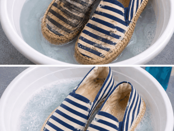 Espadrilles reinigen, ohne Jutesohle und Klebstoff zu ruinieren
