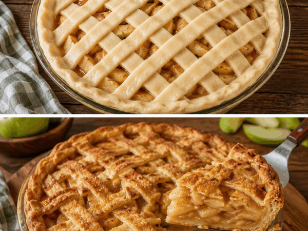 Saftiger Apfelkuchen mit knusprigem Teiggitter – so schmeckt er wie frisch vom Land