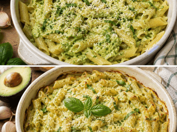 Cremige Avocado-Pasta aus dem Ofen – unglaublich saftig, würzig und schnell gemacht