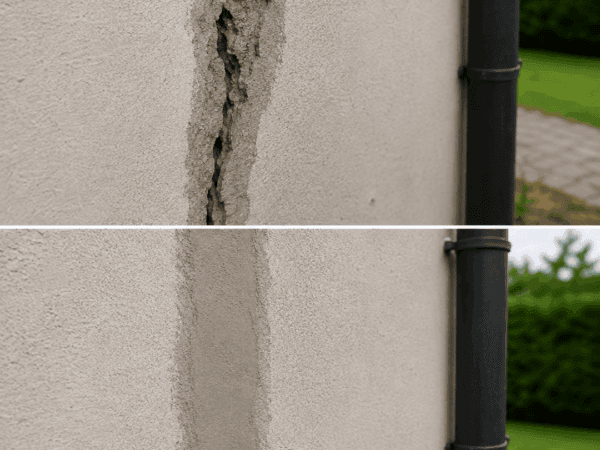 Tiefer Riss in der Außenfassade? So reparieren Sie ihn sauber, bevor Feuchtigkeit größeren Schaden anrichtet