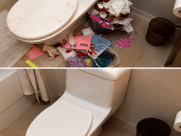 So wird selbst eine stark verschmutzte Toilette wieder sauber: Diese einfache Methode löst Kalk, Flecken und hartnäckige Ablagerungen