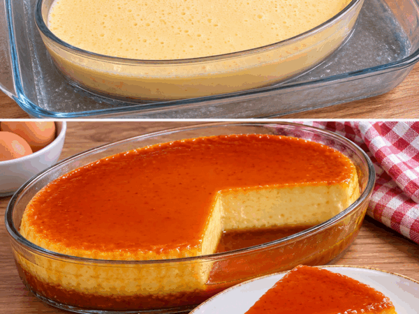 Omas Karamell-Flan aus dem Ofen – unglaublich cremig und mit goldener Karamellsauce