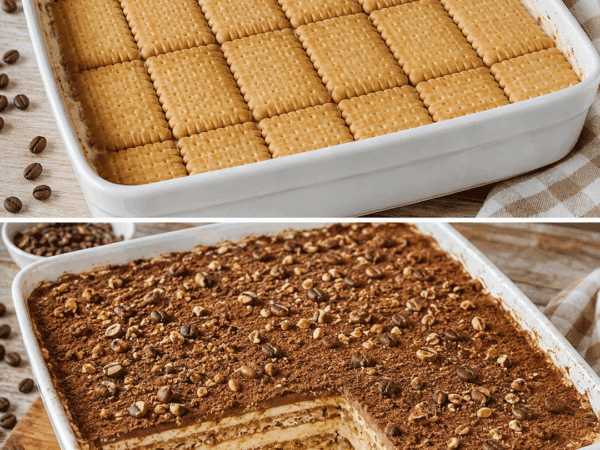 Cremiger Petit-Beurre-Kaffeekuchen ohne Backen – Schicht für Schicht ein Genuss