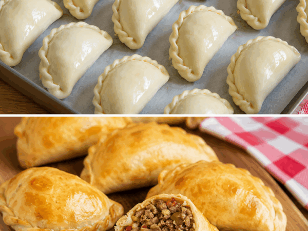 Knusprige Hackfleisch-Empanadas aus dem Ofen – außen goldbraun, innen herrlich saftig