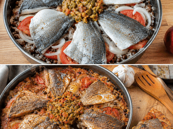 Dieser würzige Ofenfisch auf Bohnenreis macht die ganze Familie satt – saftig, aromatisch und herrlich unkompliziert