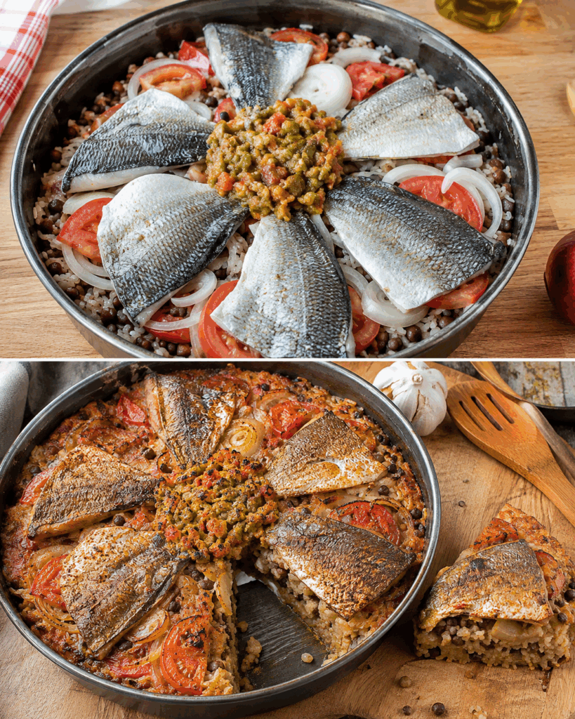 Dieser würzige Ofenfisch auf Bohnenreis macht die ganze Familie satt – saftig, aromatisch und herrlich unkompliziert
