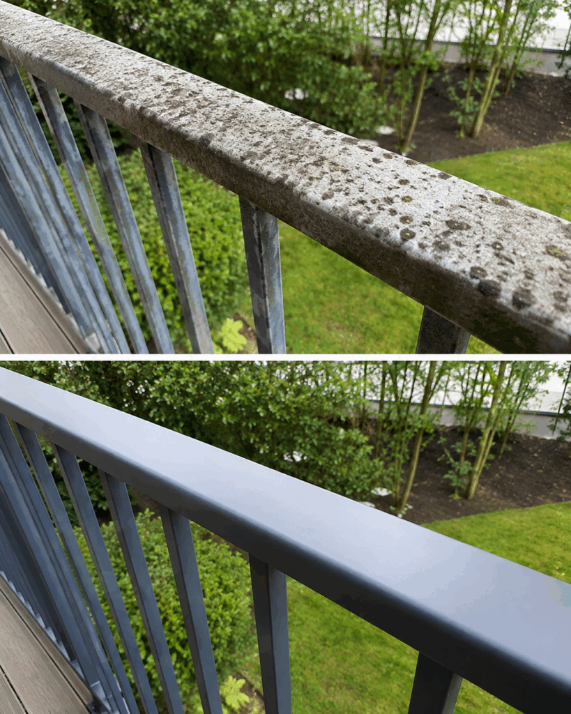 Balkon im Winter reinigen: Mit dieser einfachen Methode bleibt er trotz häufigem Regen sauber