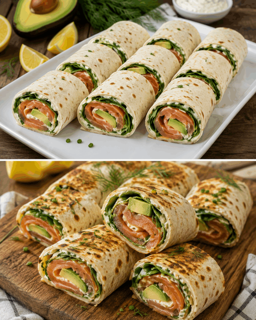 Cremige Lachs-Avocado-Wraps – schnell gemacht und unwiderstehlich frisch
