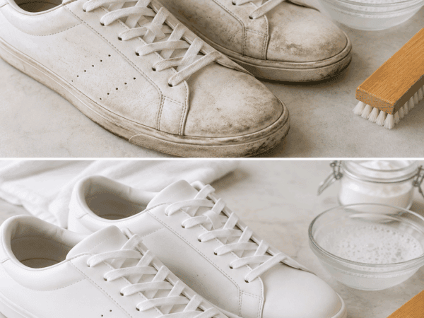 Weiße Sneaker wieder sauber: So verschwinden Schmutz und graue Ränder schonend