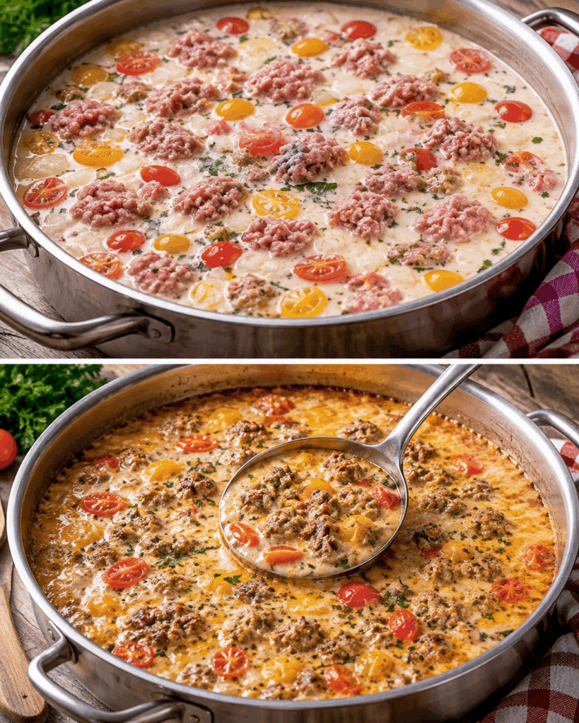 Cremige Gyrossuppe – der herzhafte Partytopf, von dem alle Nachschlag wollen