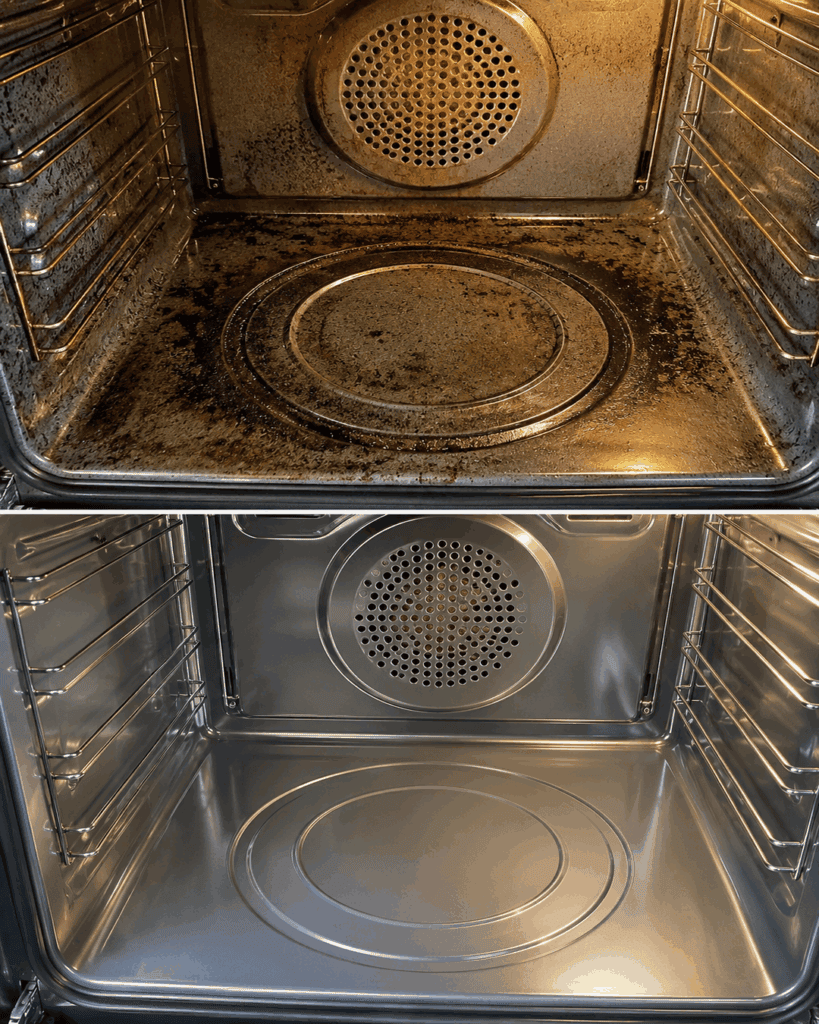 Backofen stark verfettet? Mit diesen 3 Methoden lösen Sie eingebrannte Rückstände ohne endloses Schrubben