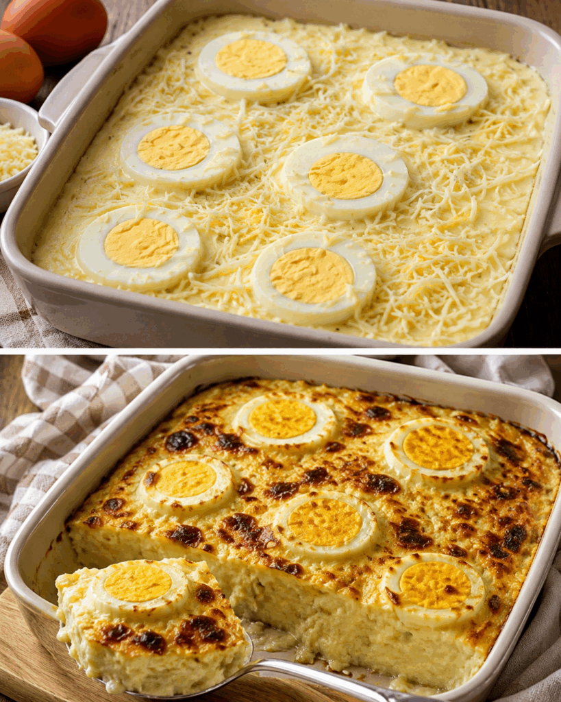 Dieser cremige Eier-Gratin aus dem Ofen ist so einfach – und schmeckt der ganzen Familie