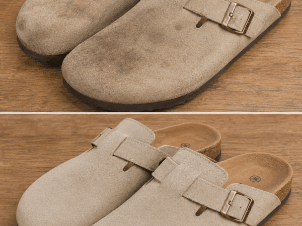 Wildleder-Clogs wieder schön bekommen: So verschwinden Schmutz und Flecken, ohne das empfindliche Material zu ruinieren