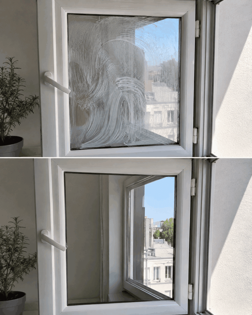 Fenster ohne Schlieren putzen: wenig Spülmittel, die richtige Technik