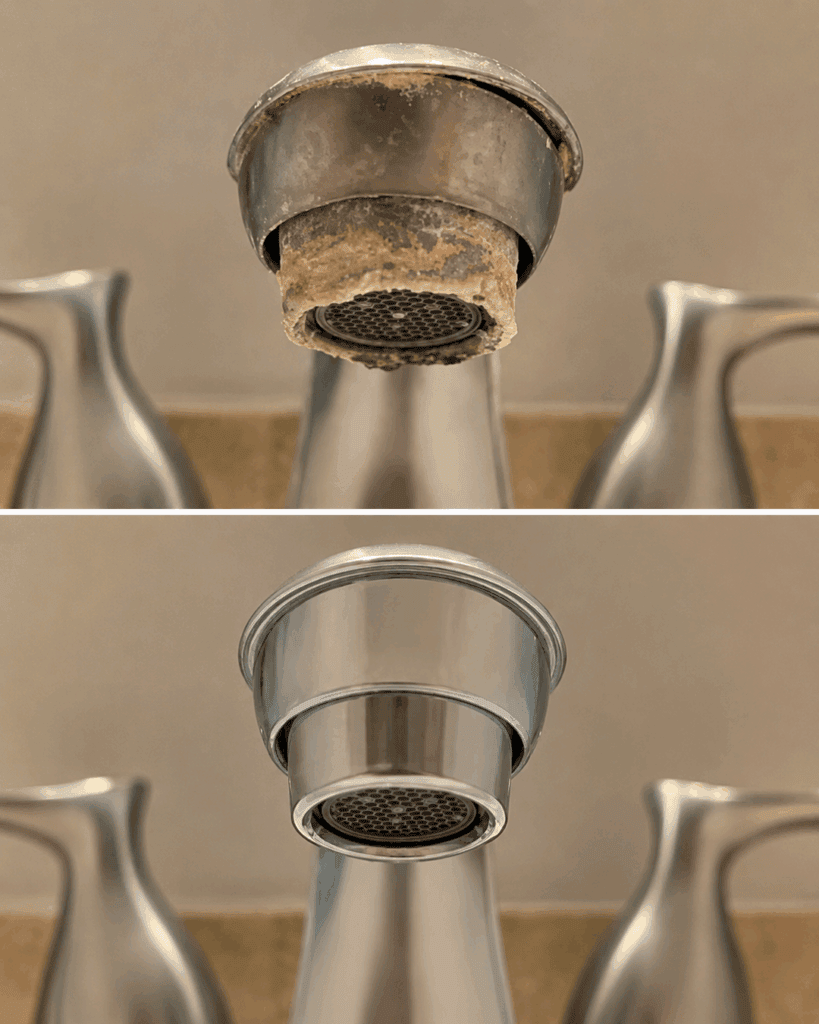 Verkalkter Wasserhahn? Mit diesem einfachen Trick wird der Strahlregler wieder sauber