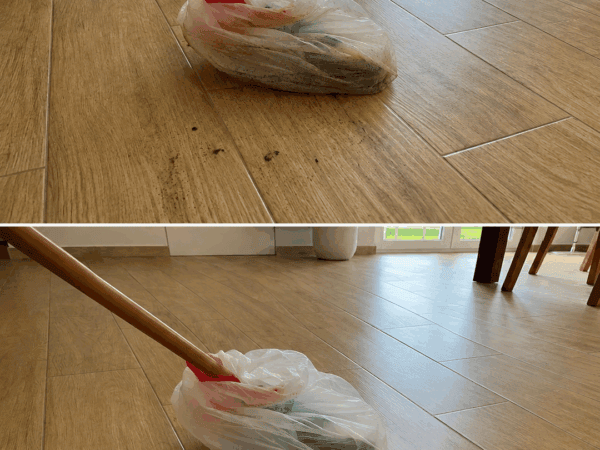Plastiktüte über den Besen ziehen: So sammeln Sie Haare und Staub schnell ein – ganz ohne Staubsauger