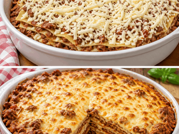 Klassische Lasagne Bolognese – saftig, cremig und goldbraun überbacken