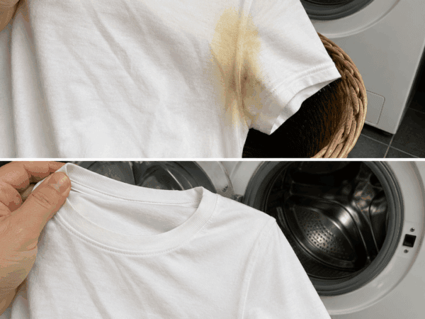 Die Hausmethode gegen gelbe Flecken – schon nach der ersten Wäsche deutlich sauberer