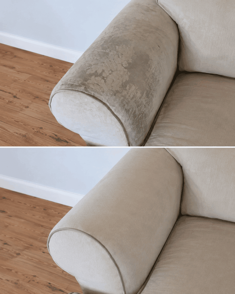 Sofa reinigen und auffrischen, ohne den Bezug zu ruinieren: So gehen Sie bei Flecken richtig vor