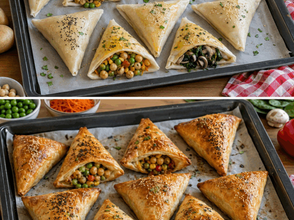 Knusprige vegane Gemüse-Samosas aus dem Ofen – 5 köstliche Füllungen für jeden Geschmack