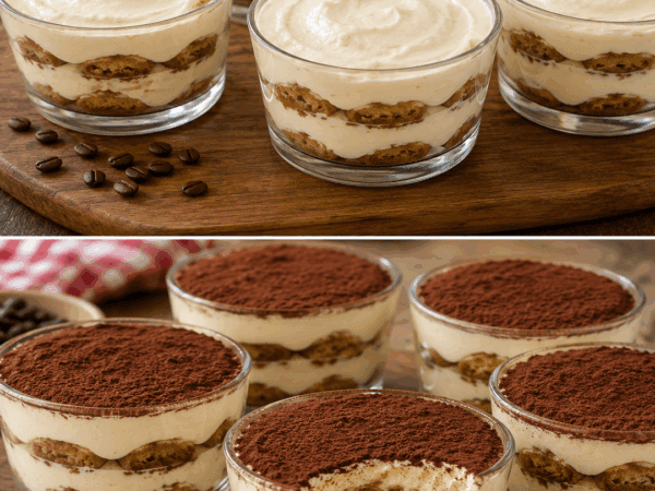Cremiges Tiramisu im Glas ohne Backen – einfach vorbereitet und unwiderstehlich lecker